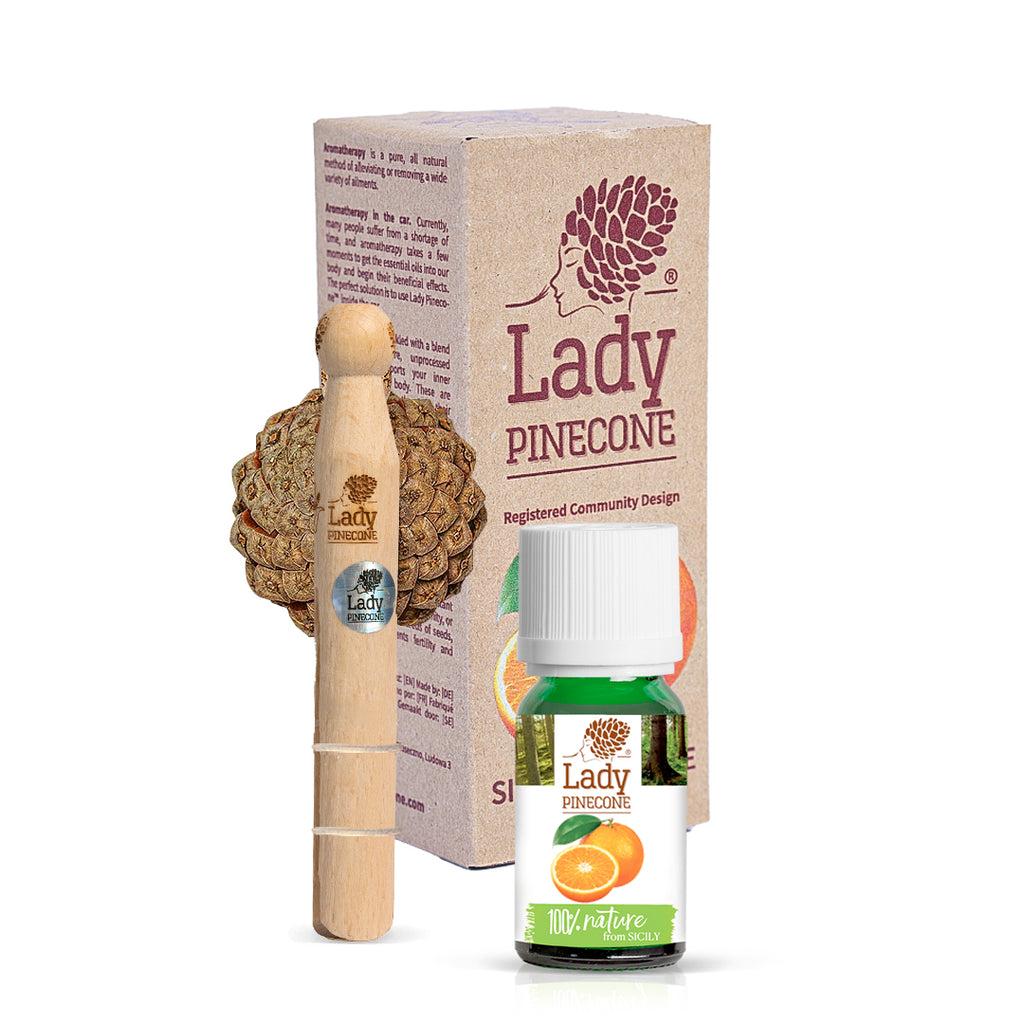 1 x Lady Pinecone® i SYCYLIJSKA POMARAŃCZA 10ml